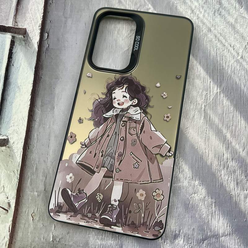 قاب گوشی Galaxy A52 / Galaxy A52S سامسونگ SO COOL اورجینال PC Case کرومی طرح دخترونه کد 98019 - Image 2
