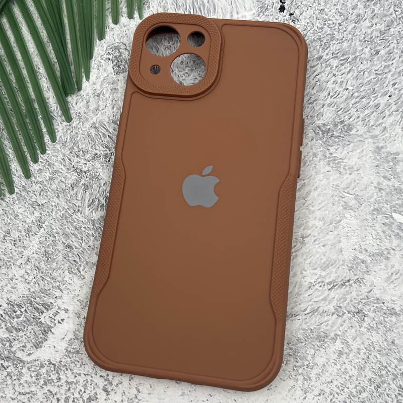 قاب گوشی iPhone 13 آیفون سیلیکونی لنز برجسته طرح سوزنی کلاسیک محافظ لنز دار صحرایی کد 99302 - Image 2