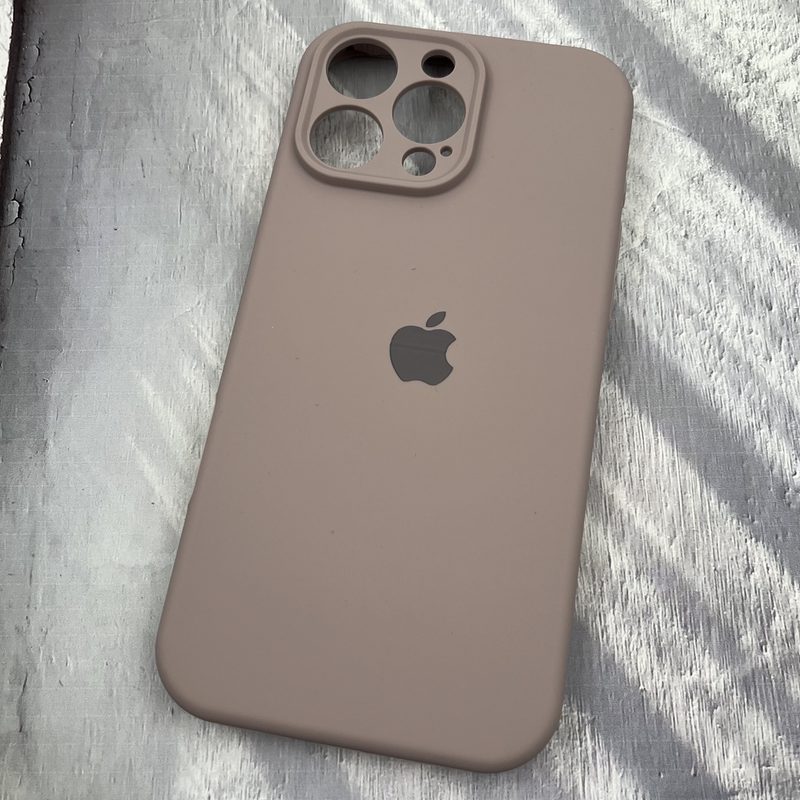 قاب گوشی iPhone 16 Pro Max آیفون سیلیکونی پاک کنی اورجینال داخل پارچه ای محافظ لنز دار گلبهی کدر کد 20317 - Image 2