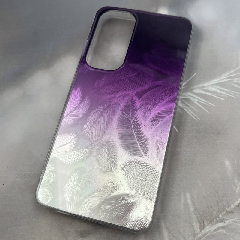 قاب گوشی Galaxy S24 FE سامسونگ طرح پر اکلیلی لاکچری اسپرت بنفش کد 22221 - Image 2