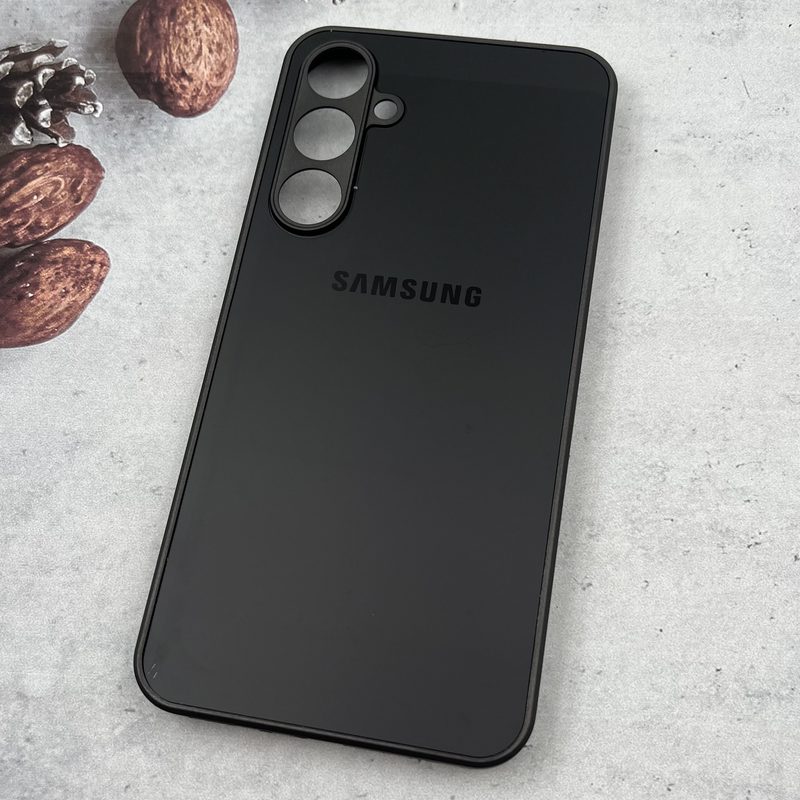 قاب گوشی Galaxy A35 سامسونگ PVD CASE دور سیلیکونی محافظ لنز دار رنگ مشکی کد 23801 - Image 2