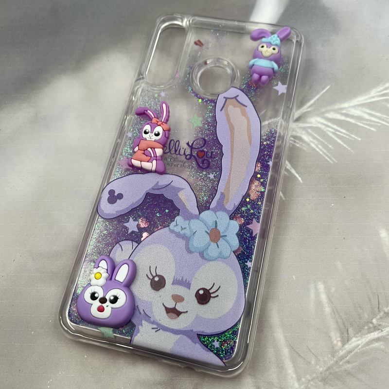 قاب گوشی Huawei P30 Lite هوآوی آکواریومی Aquarium Case شفاف اکلیلی عروسکی برجسته طرح خرگوش کد 50901 - Image 2