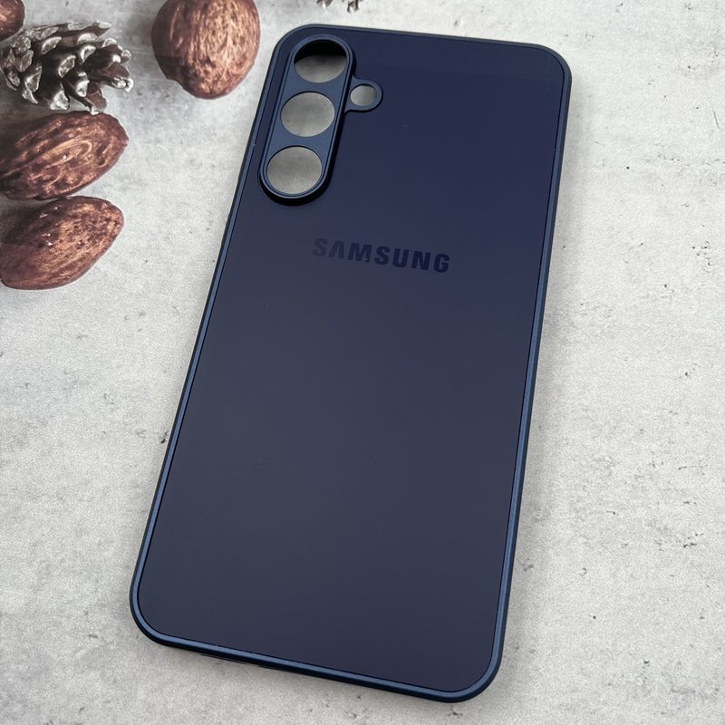 قاب گوشی Galaxy A55 سامسونگ PVD CASE دور سیلیکونی محافظ لنز دار رنگ سرمه ای کد 50911 - Image 2