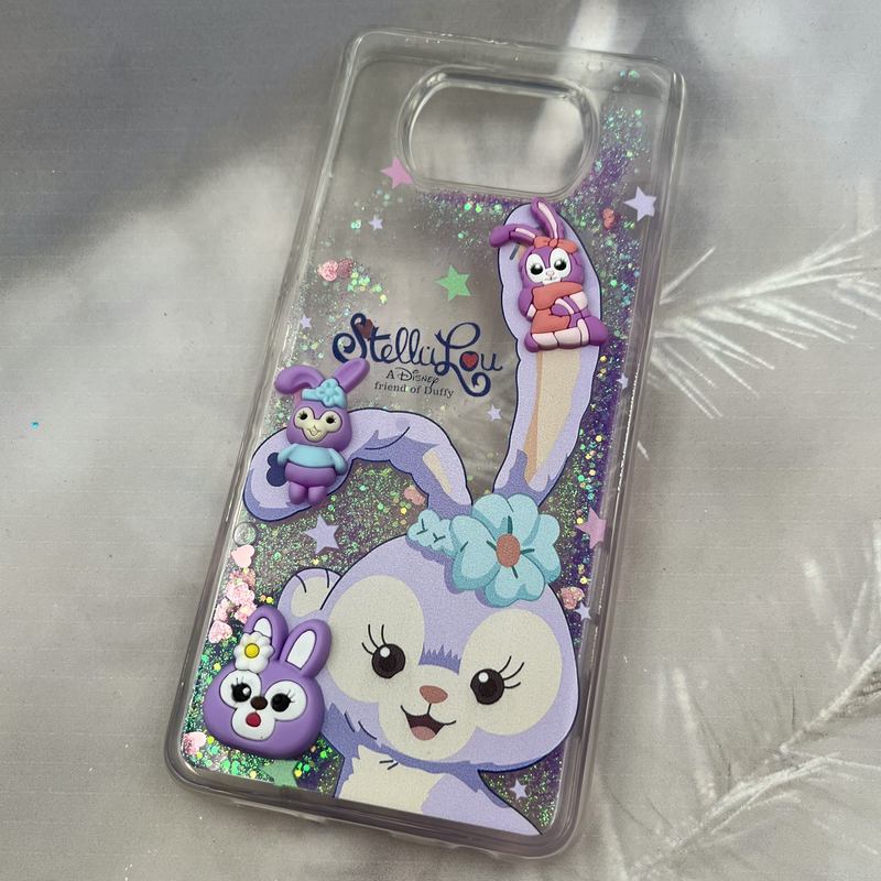 قاب گوشی Poco X3 / Poco X3 NFC / Poco X3 Pro شیائومی Aquarium Case شفاف اکلیلی عروسکی برجسته طرح خرگوش کد 52862 - Image 2