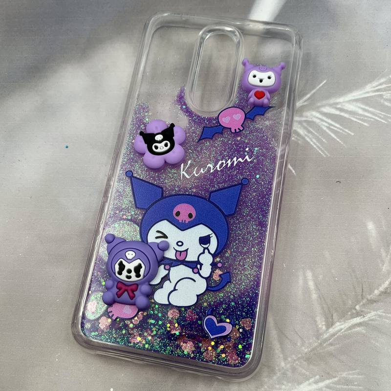 قاب گوشی Redmi 8 شیائومی آکواریومی Aquarium Case شفاف اکلیلی عروسکی برجسته طرح گربه کرومی کد 59862 - Image 2