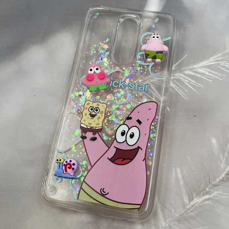 قاب گوشی Redmi 8 شیائومی آکواریومی Aquarium Case شفاف اکلیلی عروسکی برجسته طرح پاتریک کد 62431 - Image 2