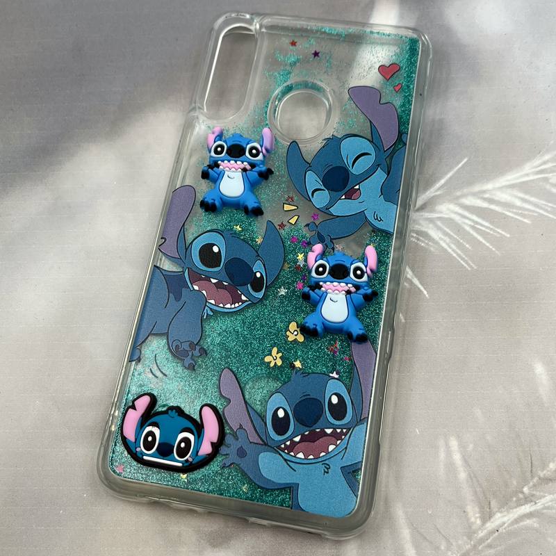 قاب گوشی Galaxy A20S سامسونگ آکواریومی Aquarium Case شفاف اکلیلی عروسکی برجسته طرح استیج کد 68028 - Image 2
