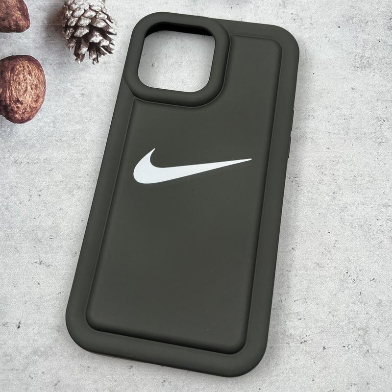 قاب گوشی iPhone 13 Pro Max آیفون Nike Case ضد ضربه Solid طرح نایک تیتانیوم کد 73950 - Image 2