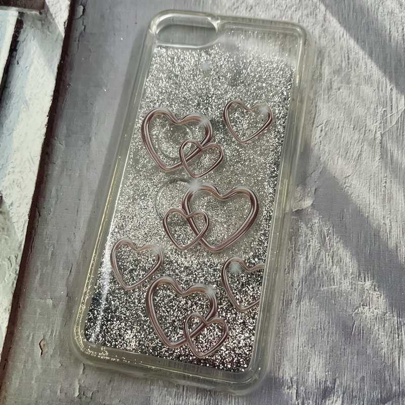 قاب گوشی iPhone 7 / iPhone 8 / iPhone SE 2020 / iPhone SE 2022 آیفون آکواریومی اکلیلی طرح فانتزی قلب کد 84909 - Image 2