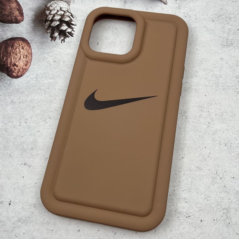 قاب گوشی iPhone 13 Pro Max آیفون Nike Case ضد ضربه Solid طرح نایک قهوه ای کد 86694 - Image 2