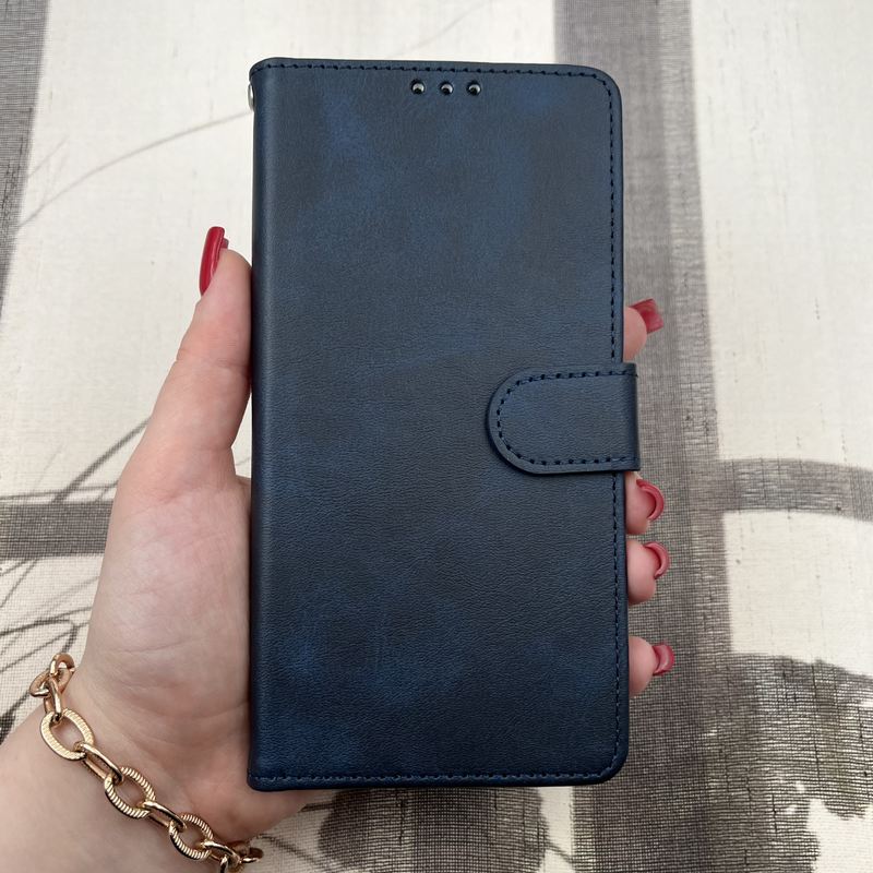 کیف گوشی Honor 10 Lite آنر چرم مگنتی جاکارتی بند آویز دار سرمه ای کد 92273 - Image 3