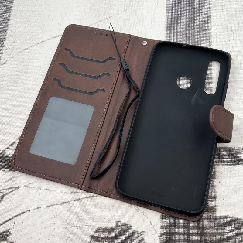 کیف گوشی Honor 10 Lite آنر چرم مگنتی جاکارتی بند آویز دار قهوه ای کد 94962 - Image 2