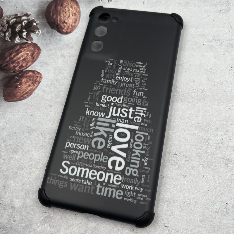 قاب گوشی Galaxy S20 FE سامسونگ ایربگ دار ضد ضربه طرح LOVE محافظ لنز دار کد 12000 - Image 2