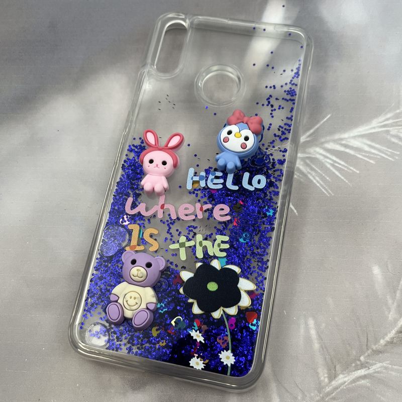 قاب گوشی HONOR 8C آنر Aquarium Case شفاف اکلیلی عروسکی برجسته طرح فانتزی کد 13310 - Image 2