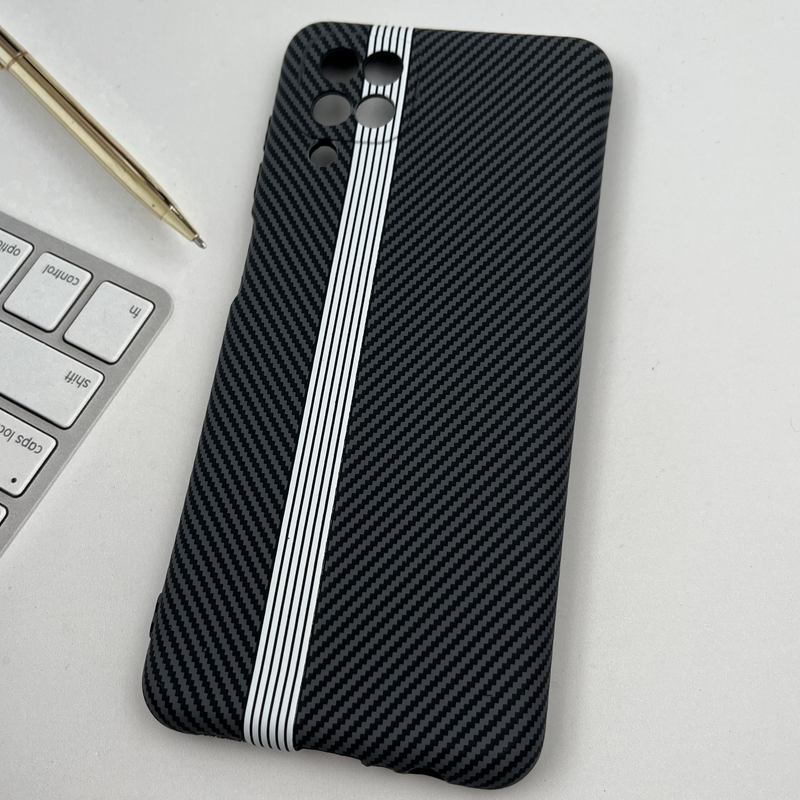قاب گوشی Galaxy A12 / Galaxy M12 سامسونگ Unique Case اورجینال طرح کربن سیلیکونی محافظ لنز دار کد 14210 - Image 2