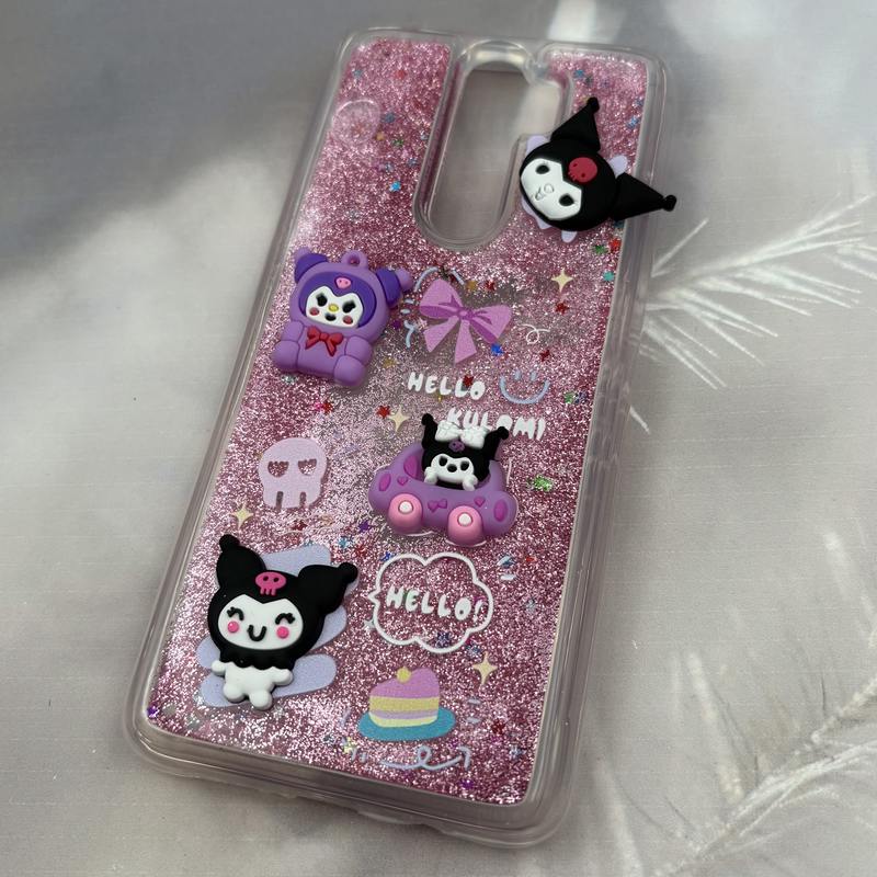 قاب گوشی Redmi Note 8 Pro شیائومی Aquarium Case شفاف اکلیلی عروسکی برجسته طرح گربه کرومی کد 23927 - Image 2