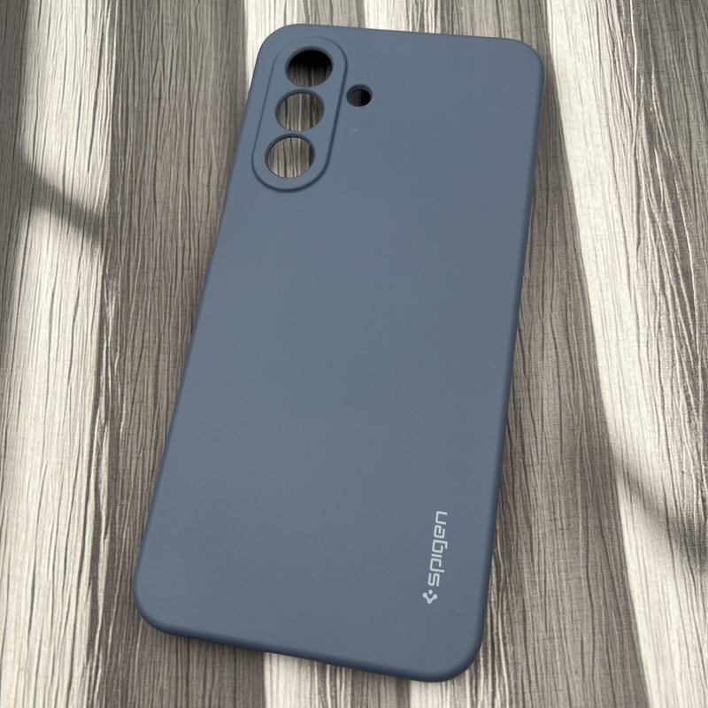 قاب گوشی Galaxy A26 سامسونگ سیلیکونی Spigen اورجینال داخل پارچه ای محافظ لنز دار فیلی کد 38388 - Image 2