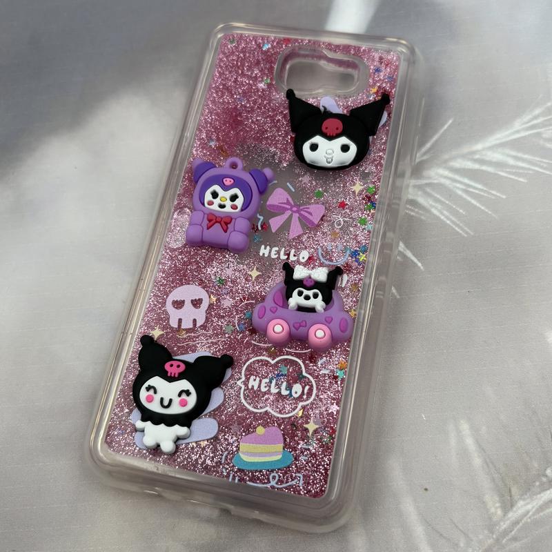 قاب گوشی Galaxy J5 Prime سامسونگ Aquarium Case شفاف اکلیلی عروسکی برجسته طرح گربه کرومی کد 39577 - Image 2