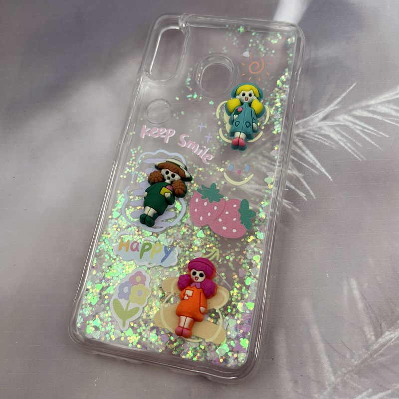 قاب گوشی Galaxy A20 / A30 سامسونگ Aquarium Case شفاف اکلیلی عروسکی برجسته طرح دخترانه کد 41927 - Image 2