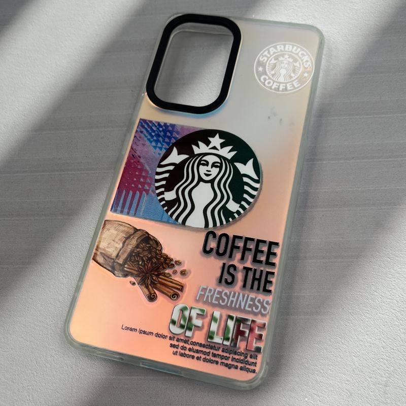 قاب گوشی Galaxy A53 سامسونگ هولوگرامی Coffe Case طرح استارباکس لنز برجسته کد 42088 - Image 2