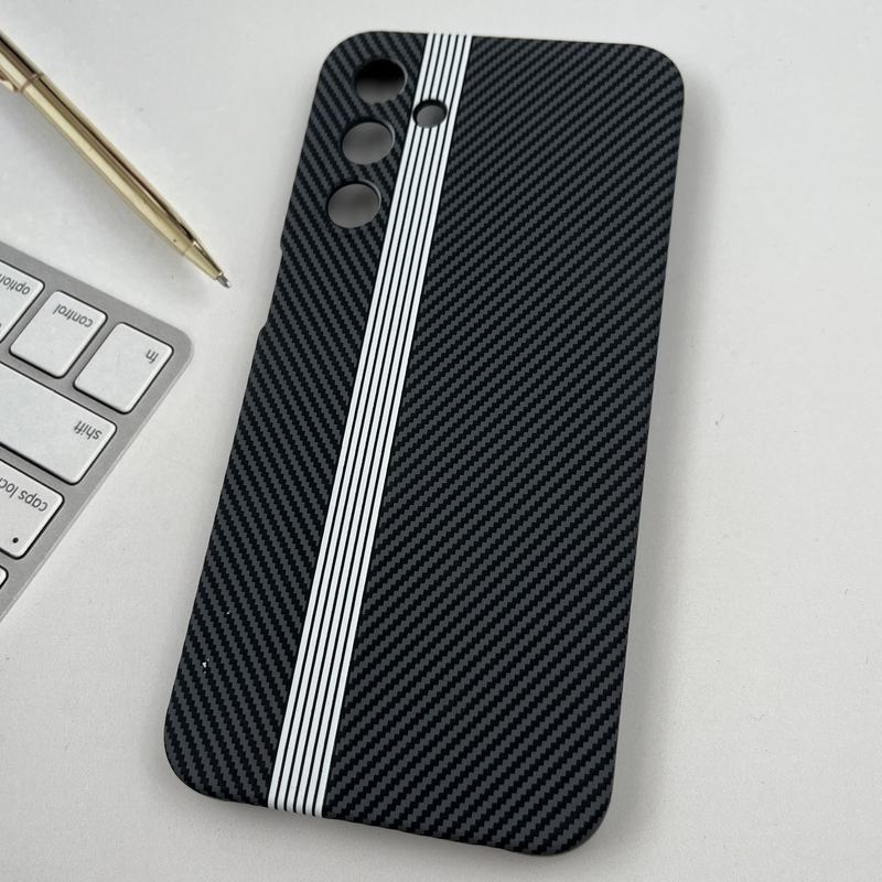 قاب گوشی Galaxy A25 سامسونگ Unique Case اورجینال طرح کربن سیلیکونی محافظ لنز دار کد 48022 - Image 2