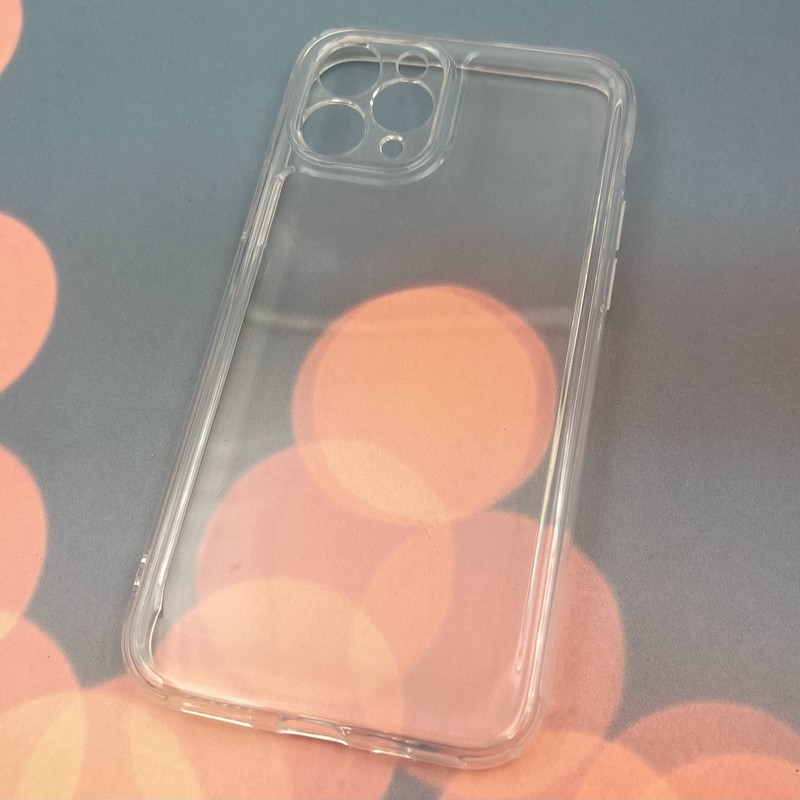 قاب گوشی iPhone 11 Pro آیفون شفاف ژله ای Space اورجینال ایربگ دار طرح ساده محافظ لنز دار کد 56019 - Image 2