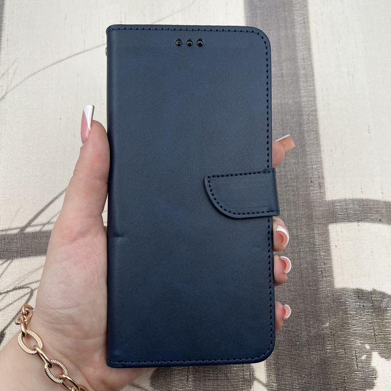 کیف گوشی Galaxy A21S سامسونگ چرم مگنتی جاکارتی بند آویز دار محافظ لنز دار سرمه ای کد 56597 - Image 3