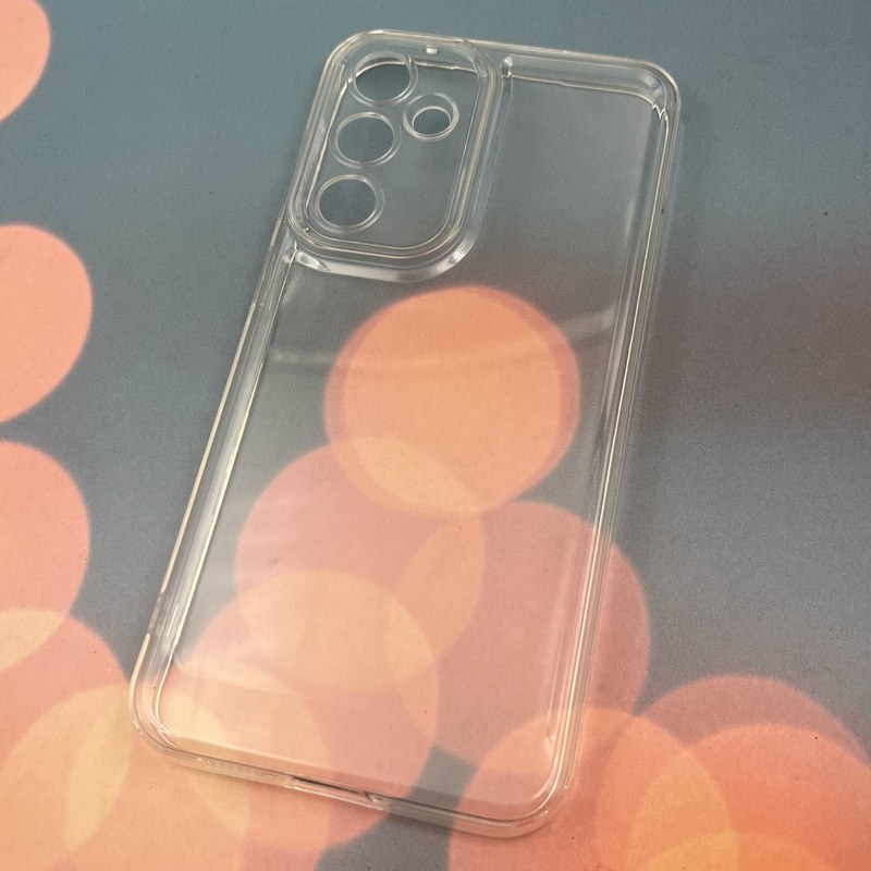 قاب گوشی Galaxy S23 FE سامسونگ شفاف ژله ای Space اورجینال ایربگ دار طرح ساده محافظ لنز دار کد 60106 - Image 2