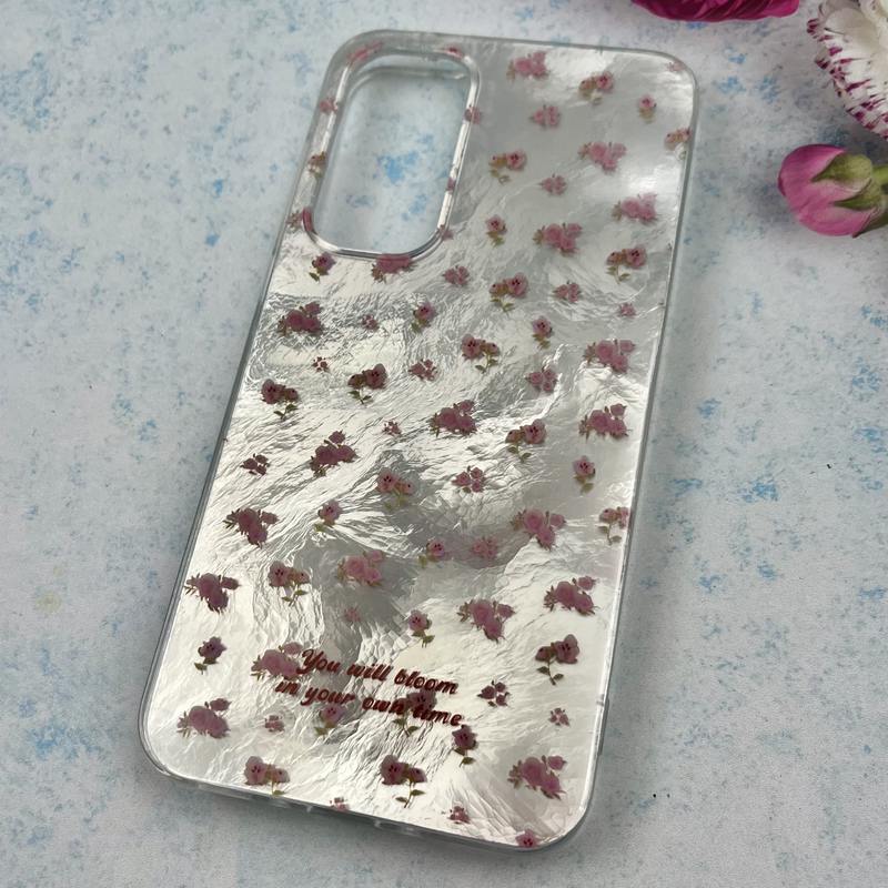 قاب گوشی Galaxy A35 سامسونگ Versailles اورجینال لنز Silver طرح رز صورتی کد 60826 - Image 2