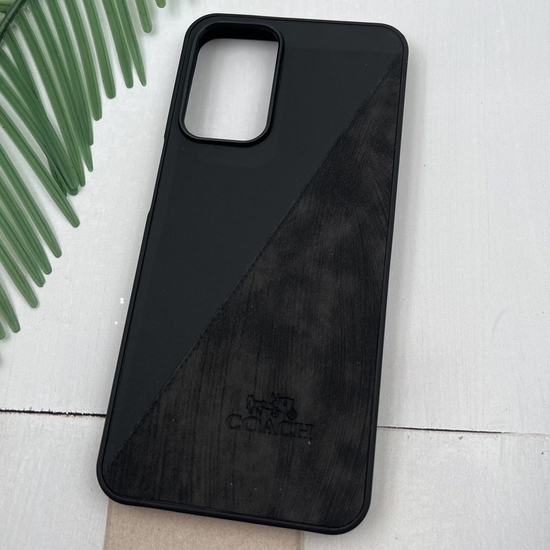 قاب گوشی Galaxy A23 سامسونگ چرم Coach کلاسیک طرح دوخت مشکی کد 61646 - Image 2