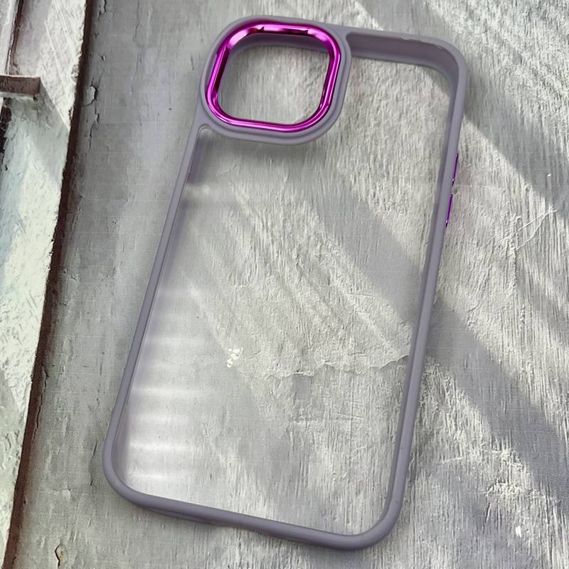 قاب گوشی iPhone 11 Pro آیفون New Skin اورجینال متال دور سیلیکونی شفاف یاسی کد 65397 - Image 2