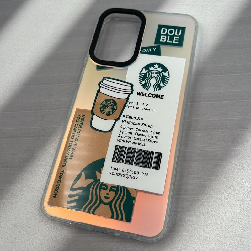 قاب گوشی Galaxy A23 سامسونگ هولوگرامی Coffe Case طرح استارباکس لنز برجسته کد 67121 - Image 2