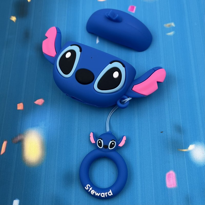 کاور ایرپاد سیلیکونی پاک کنی عروسکی AirPod 4 طرح استیج کد 76828 - Image 2