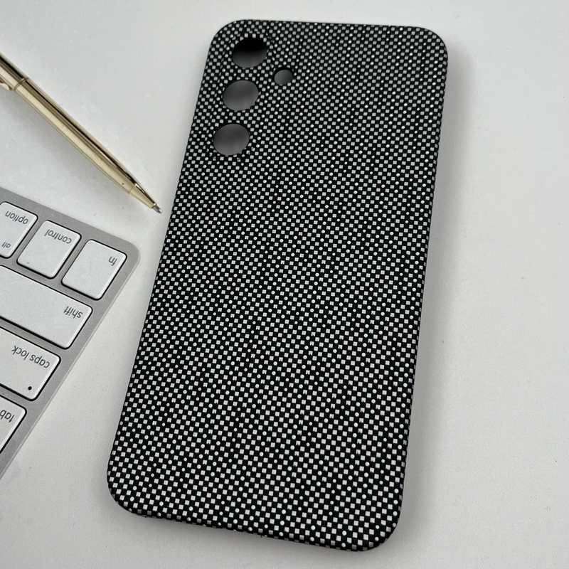 قاب گوشی Galaxy A35 سامسونگ Unique Case اورجینال طرح کربن سیلیکونی محافظ لنز دار کد 83331 - Image 2