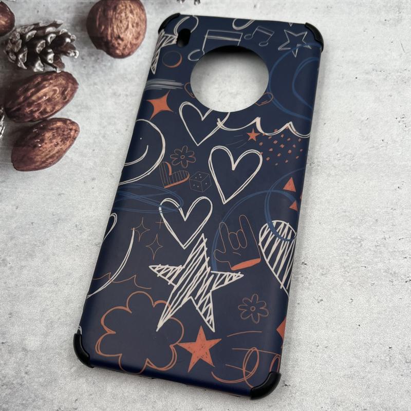 قاب گوشی Huawei Y9A هوآوی ایربگ دار ضد ضربه طرح قلب و ستاره کد 85561 - Image 2