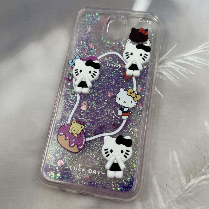 قاب گوشی Galaxy J7 Pro سامسونگ Aquarium Case شفاف اکلیلی عروسکی برجسته طرح کیتی کد 86774 - Image 2