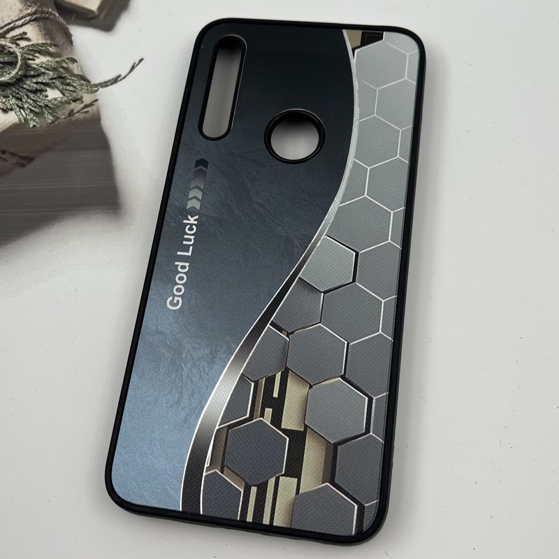 قاب گوشی Honor 9X / Y9 Prime 2019 هوآوی Hexagon طرح سه بعدی اطلسی تیتانیوم کد 92344 - Image 2