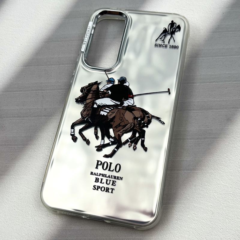 قاب گوشی Galaxy S23 FE سامسونگ Versailles اورجینال طرح سه بعدی پولو لنز Silver کد 93216 - Image 2