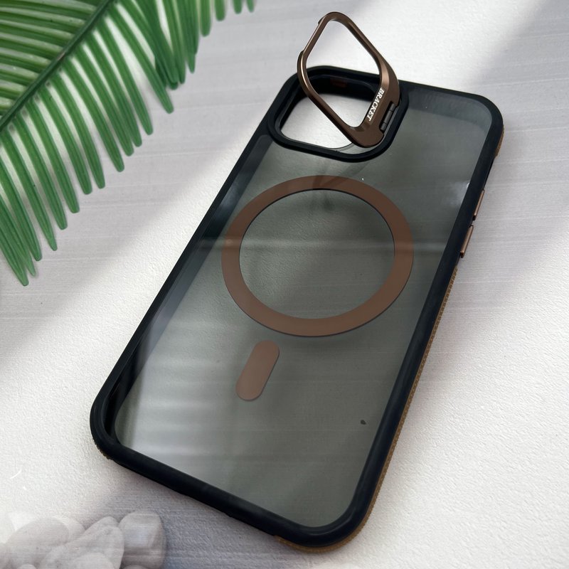 قاب گوشی iPhone 11 آیفون Stand Case اورجینال مگ سیف Magsafe ضد ضربه لنز استندشو فلزی صحرایی کد 95147 - Image 2