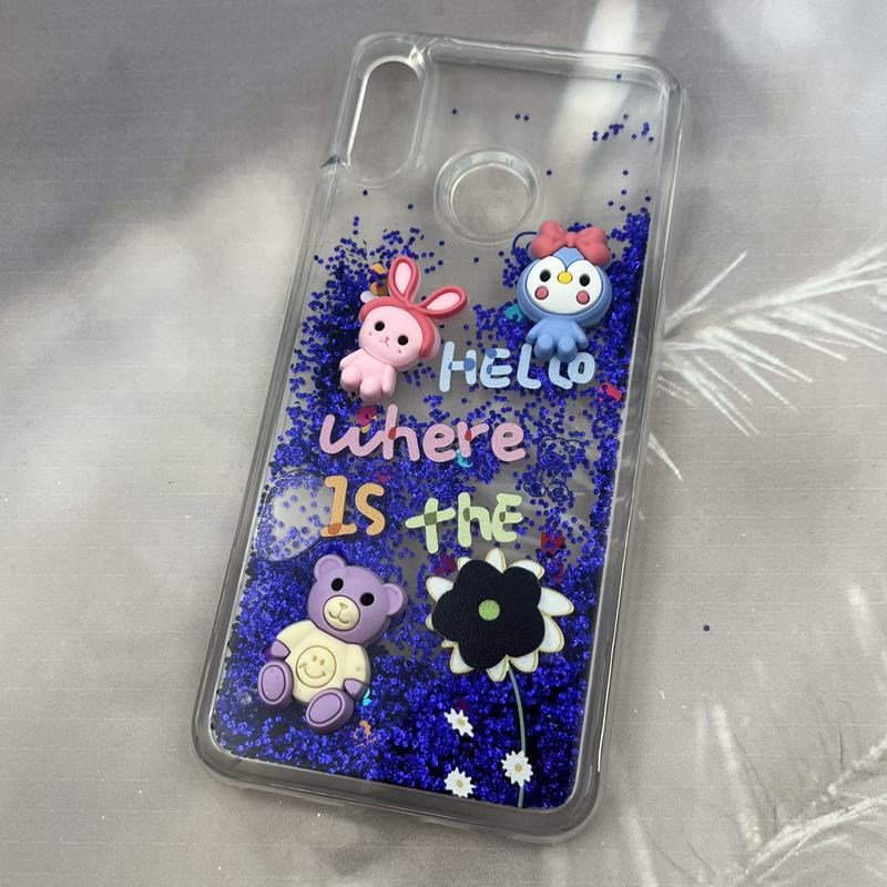 قاب گوشی P Smart 2019 هوآوی Aquarium Case شفاف اکلیلی عروسکی برجسته طرح فانتزی کد 96821 - Image 2