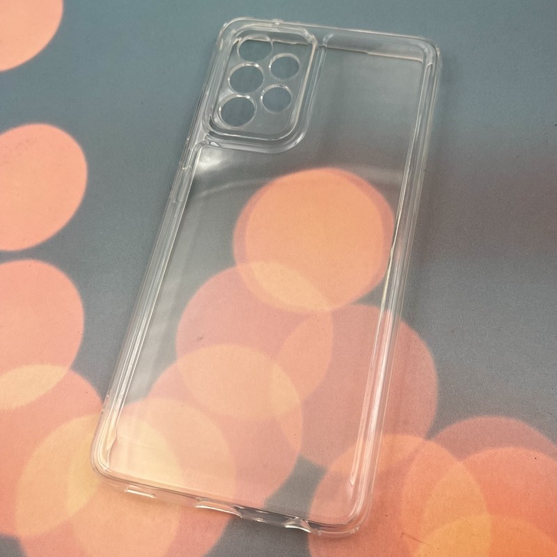 قاب گوشی Galaxy A52 / Galaxy A52S سامسونگ شفاف ژله ای Space اورجینال ایربگ دار طرح ساده محافظ لنز دار کد 98657 - Image 2