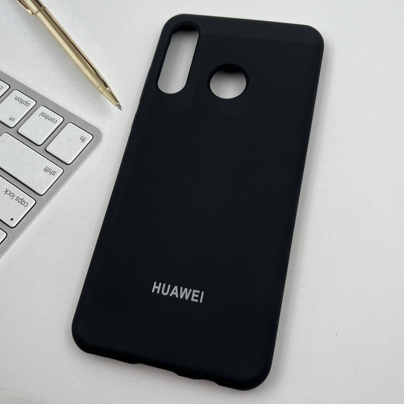 قاب گوشی Huawei P30 Lite هوآوی سیلیکونی پاک کنی اورجینال داخل پارچه ای مشکی کد 99395 - Image 2
