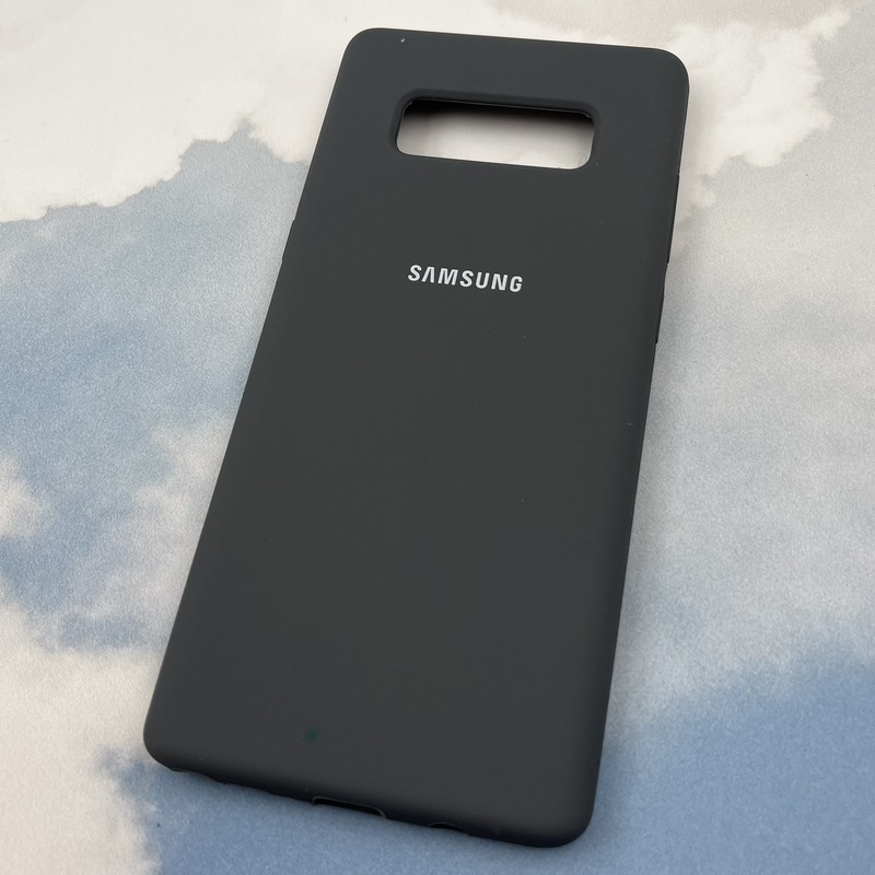 قاب گوشی Galaxy Note 8 سامسونگ سیلیکونی پاک کنی اورجینال داخل پارچه ای رنگ خاکستری کد 13149 - Image 2