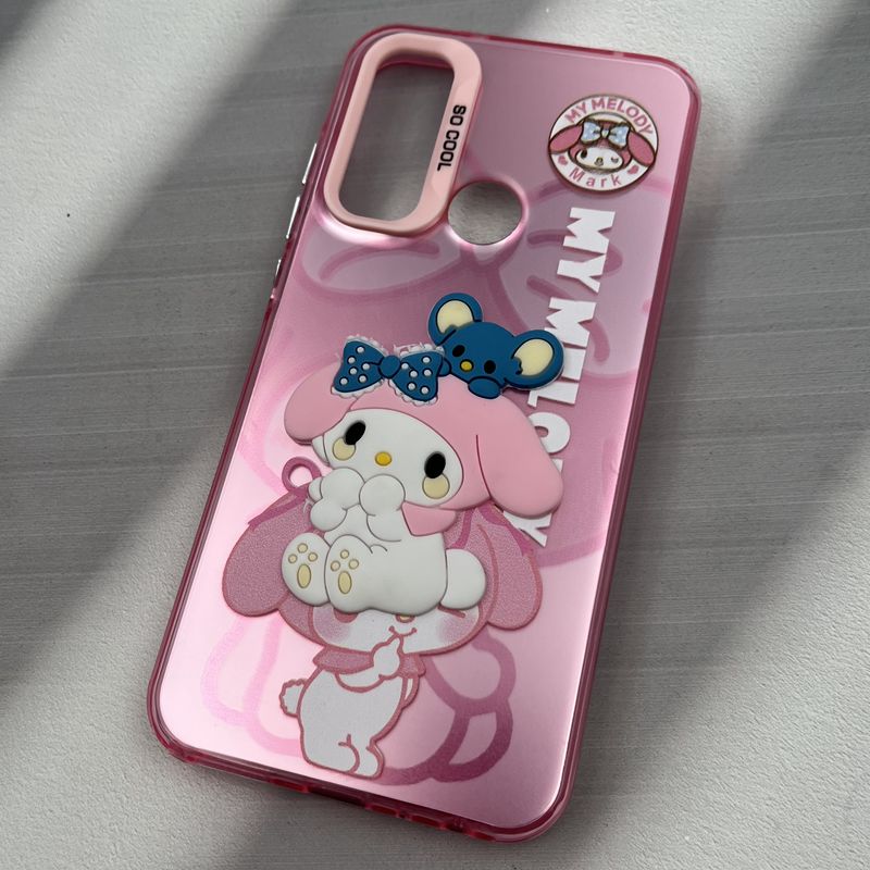 قاب گوشی Redmi Note 8 / Redmi Note 8 2021 شیائومی Cute Case عروسکی برجسته So Cool لنز برجسته طرح خرگوش صورتی کد 16384 - Image 2