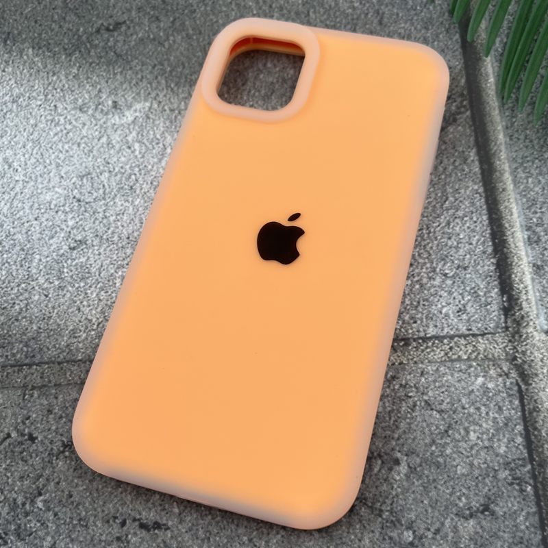 قاب گوشی iPhone 11 آیفون سیلیکونی پاک کنی GP Case اورجینال رنگ پاستلی داخل پارچه ای نارنجی کد 19264 - Image 2