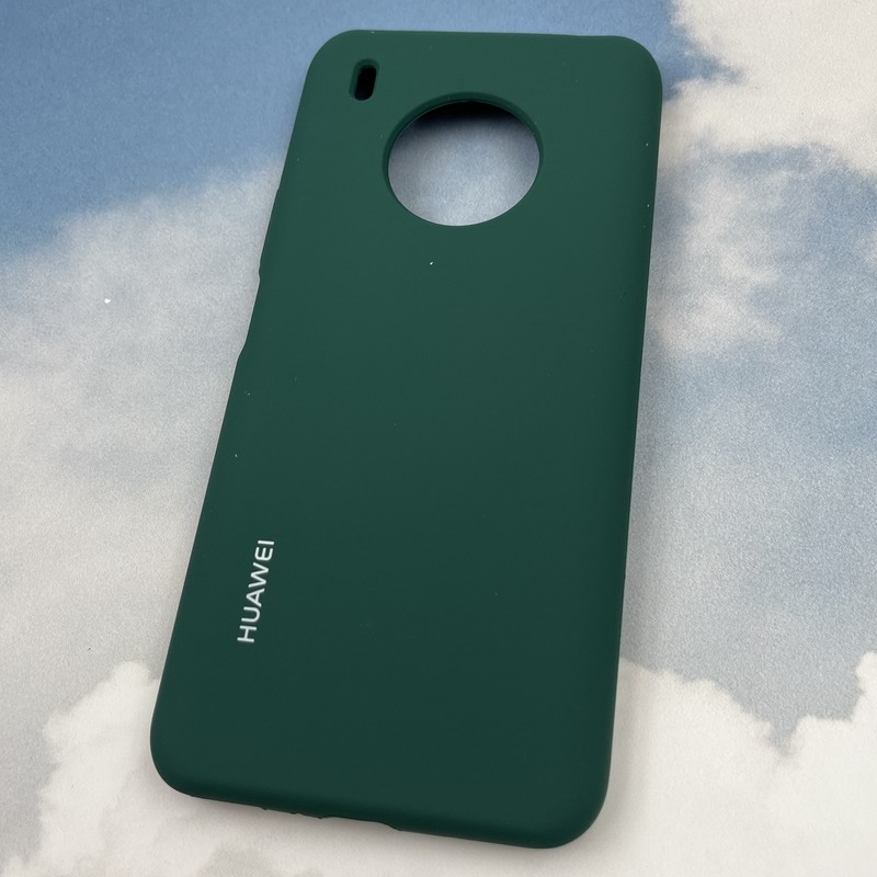 قاب گوشی Huawei Y9A هوآوی سیلیکونی پاک کنی اورجینال داخل پارچه ای رنگ سبز تیره کد 38127 - Image 2