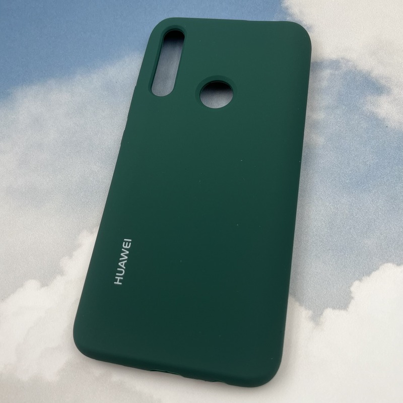 قاب گوشی Honor 9X / Y9 Prime 2019 هوآوی سیلیکونی پاک کنی اورجینال داخل پارچه ای رنگ سبز تیره کد 38263 - Image 2