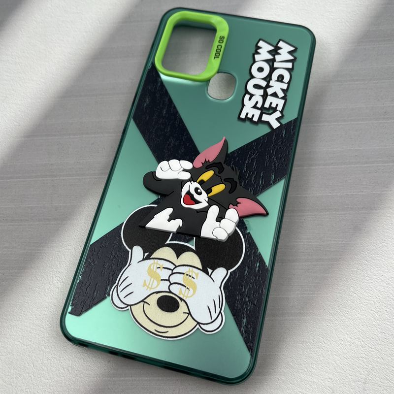 قاب گوشی Galaxy A21S سامسونگ Cute Case عروسکی برجسته So Cool لنز برجسته طرح تام و جری کد 39555 - Image 2