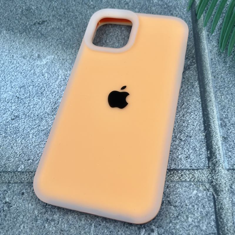 قاب گوشی iPhone 11 Pro آیفون سیلیکونی پاک کنی GP Case اورجینال رنگ پاستلی داخل پارچه ای نارنجی کد 45773 - Image 2