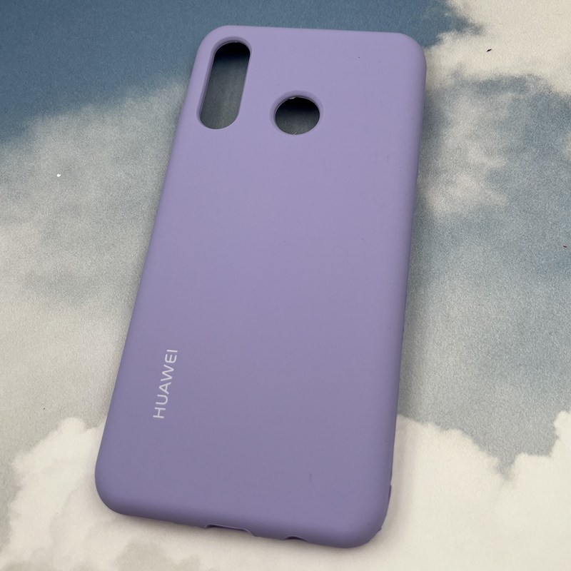 قاب گوشی Huawei P30 Lite هوآوی سیلیکونی پاک کنی اورجینال داخل پارچه ای رنگ یاسی کد 48986 - Image 2